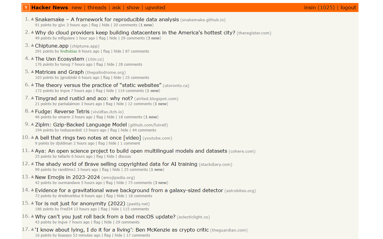 Comments Owl for Hacker News - 截图 4