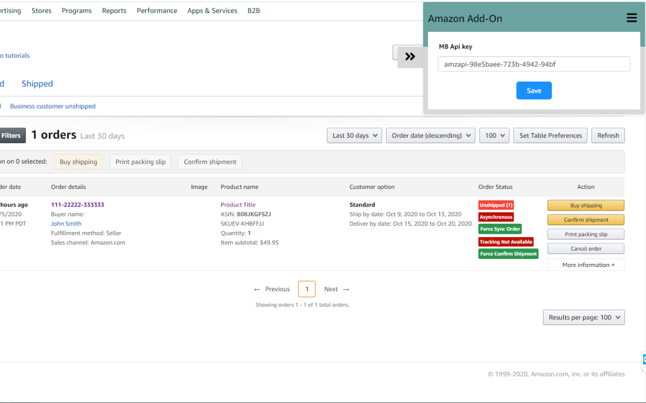 MerchBridge Amazon Helper - 截图 1