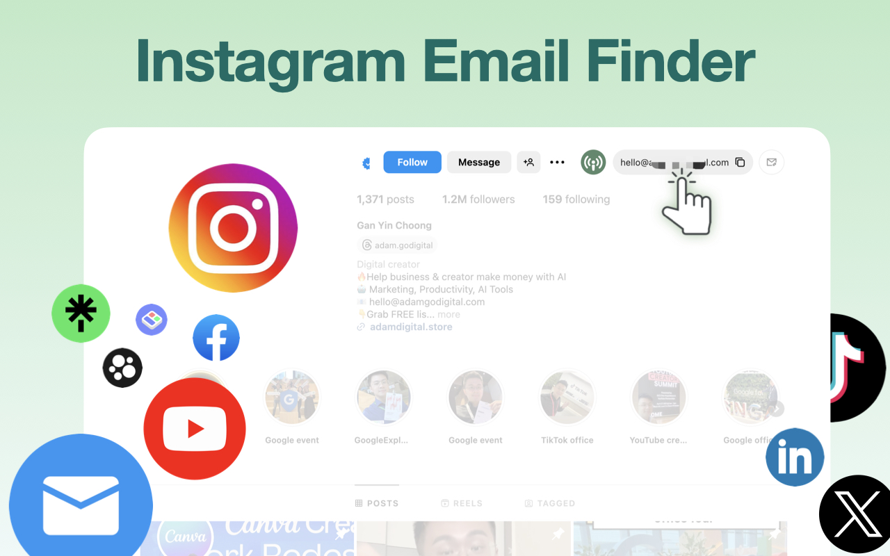 Instagram网红数据分析工具 - 粉丝画像与联系方式获取 - 截图 5