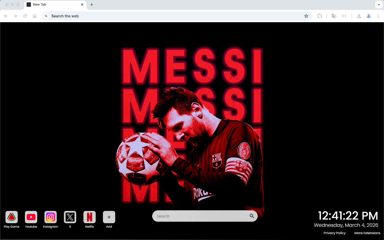 Messi Live Wallpaper - 截图 4