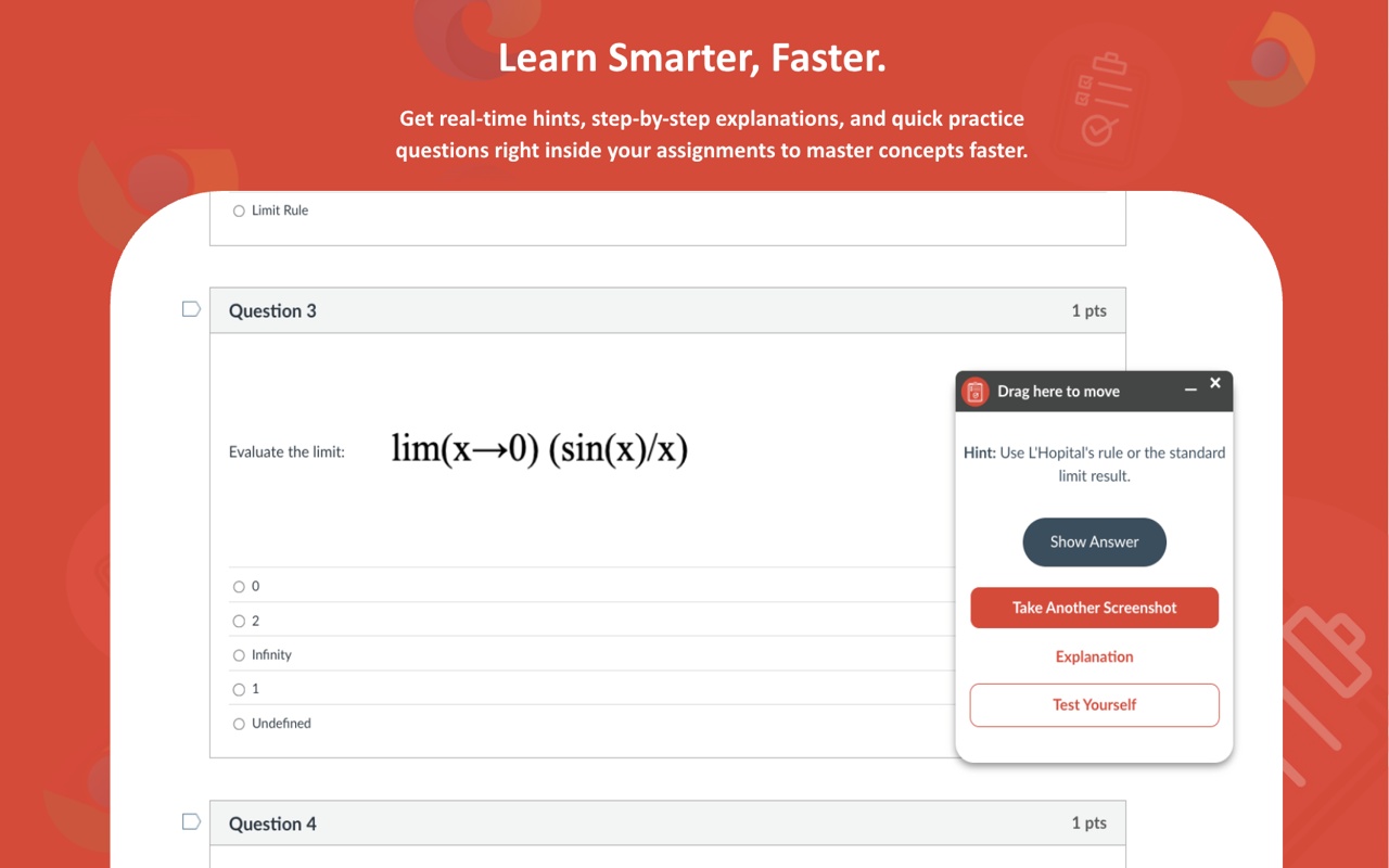 Campus AI - Canvas AI Homework Help - 截图 3
