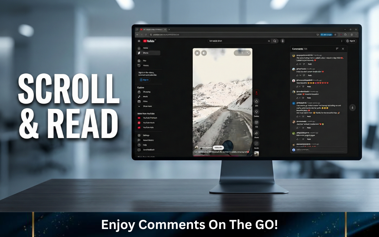 Shorts Flow: Auto Scroll & Ad Skip for YouTube Shorts - 截图 1