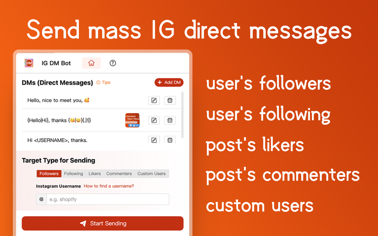 IG DM Bot - igdmbot.net - 截图 1