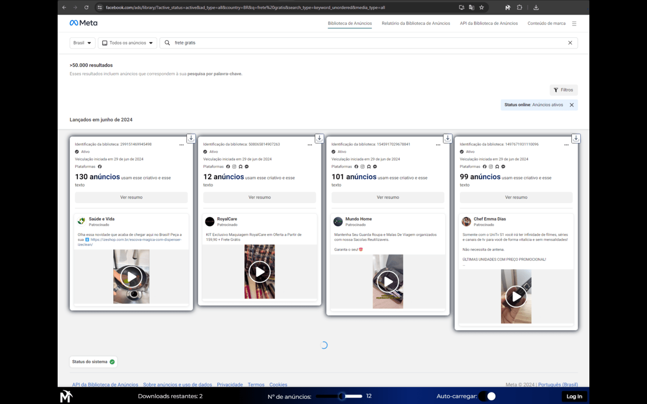 Mineria - AdLibrary Ad Finder & Ad spy Tool - 截图 1