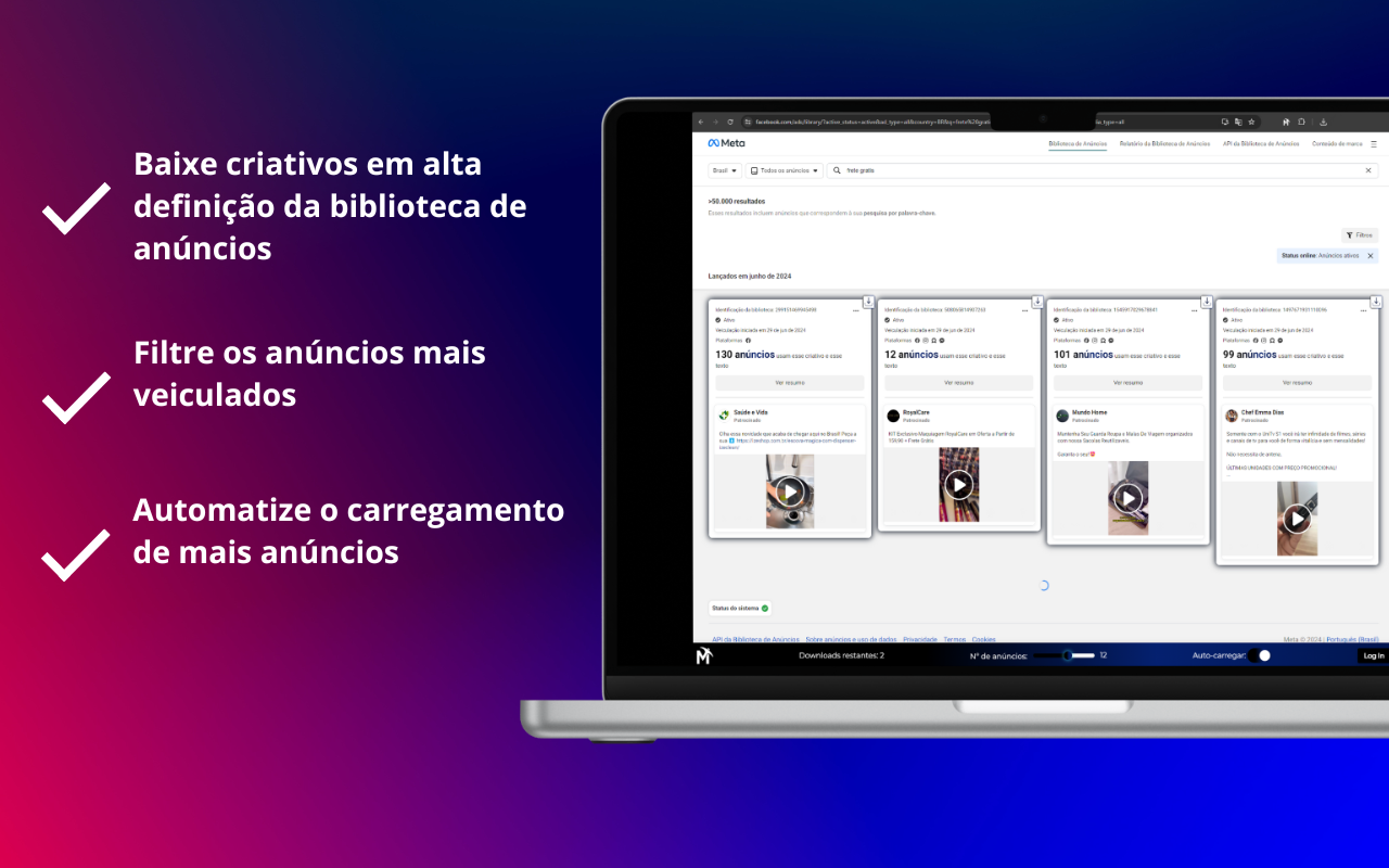 Mineria - AdLibrary Ad Finder & Ad spy Tool - 截图 2