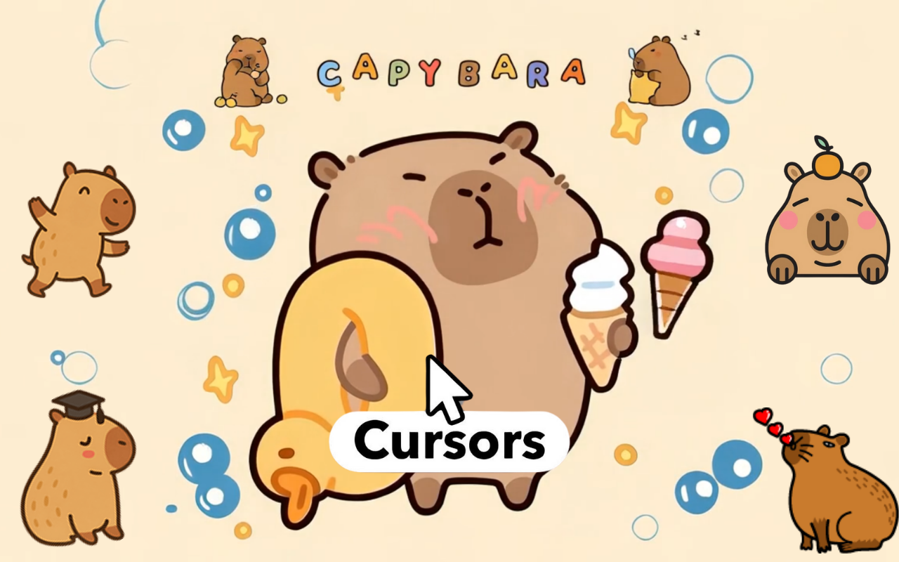 Capybara Cursor ★ Custom Cursor for Chrome™ - 截图 3