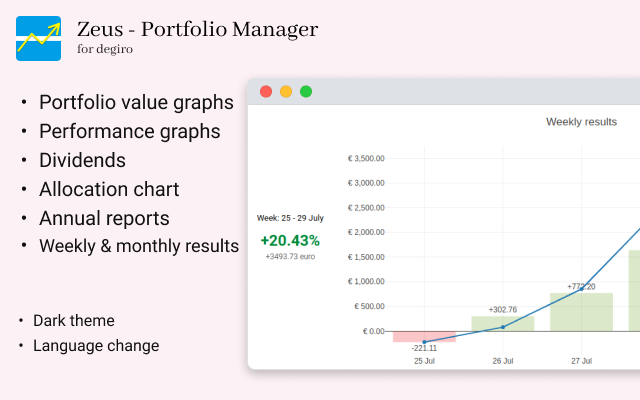 Zeus - Degiro Portfolio Manager - 截图 4