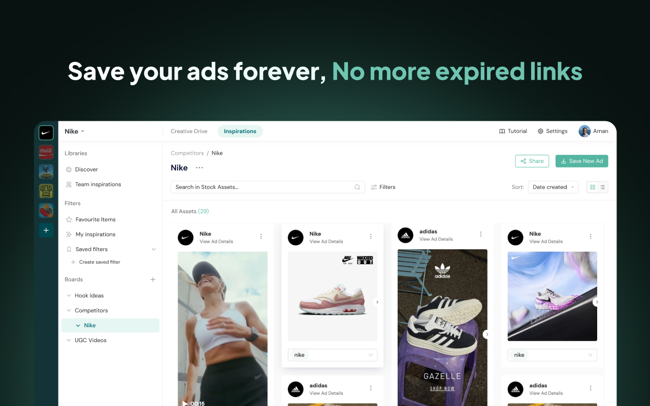 adnova - Save Facebook & TikTok ads - 截图 1