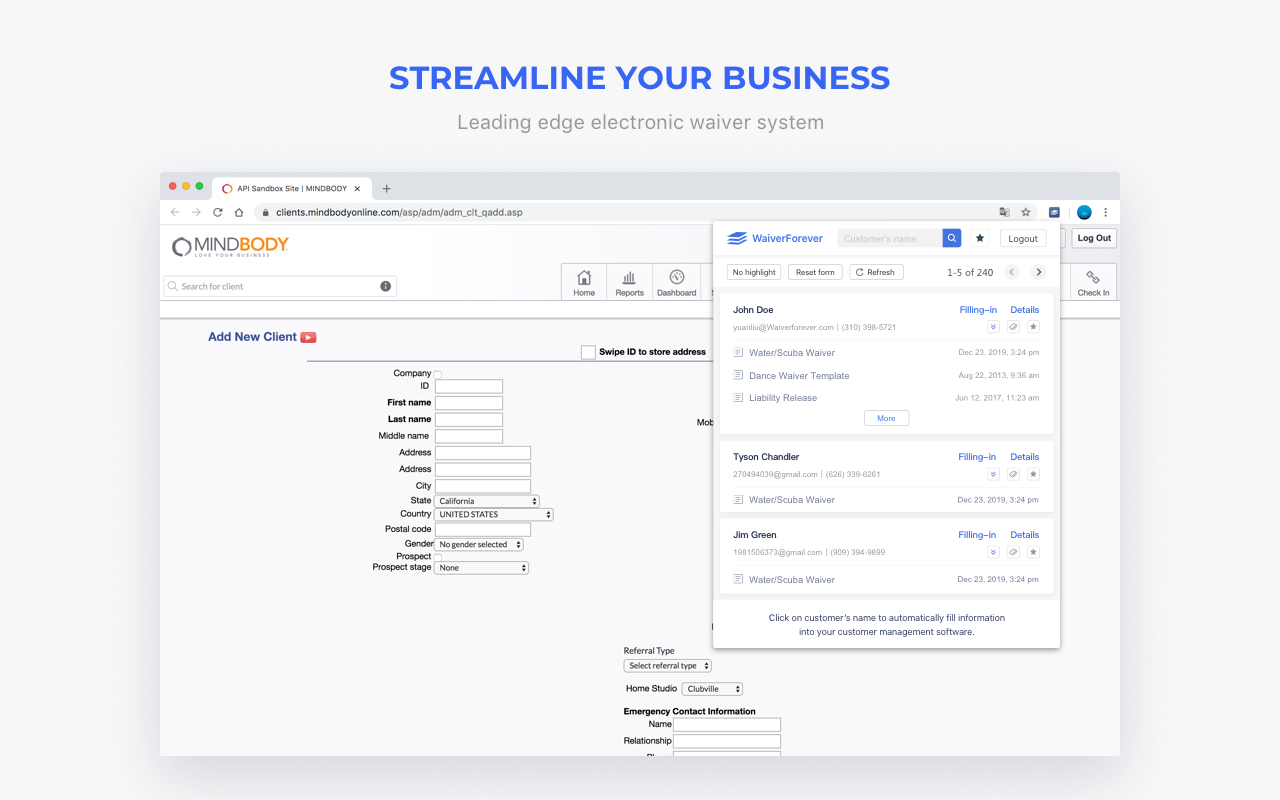 WaiverForever Connect - 截图 2