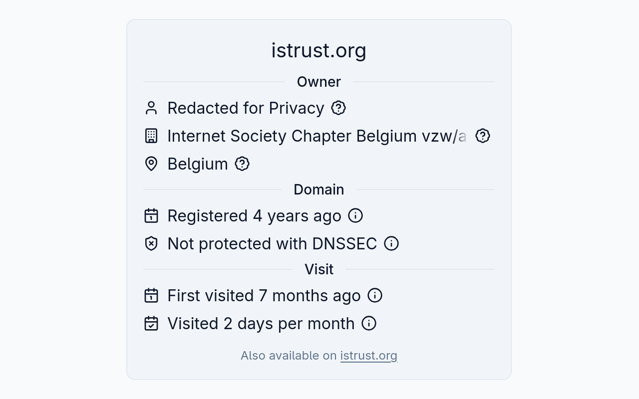 isTrust - 截图 2