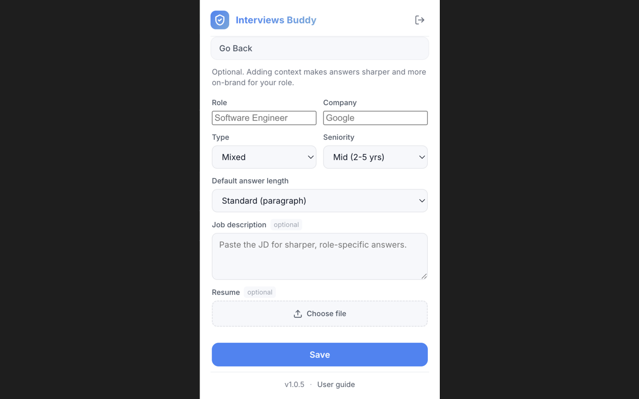 Interview Buddy - Your AI Interview Copilot - 截图 2