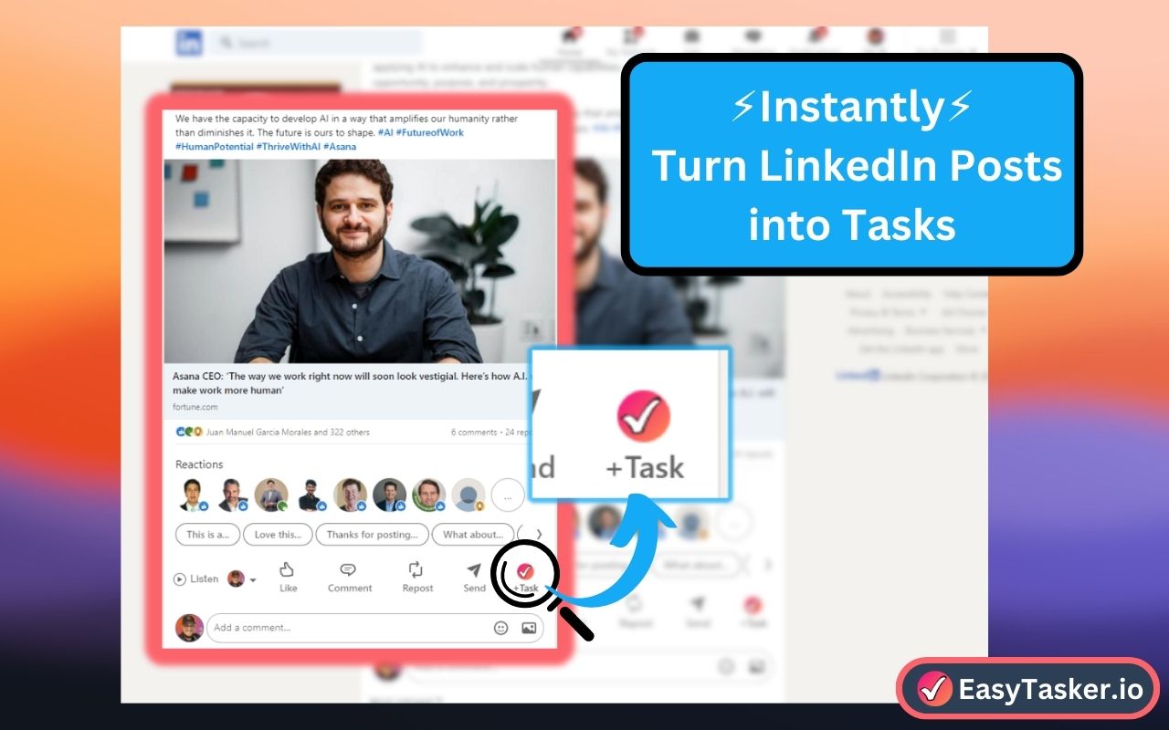 EasyTasker.io for Asana - 截图 3