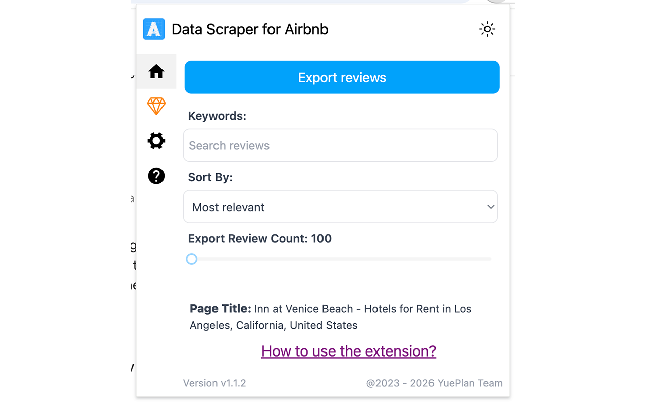 Data Scraper for Airbnb - 截图 4