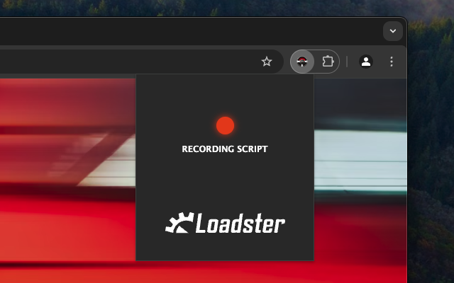 Loadster Recorder Extension - 截图 1