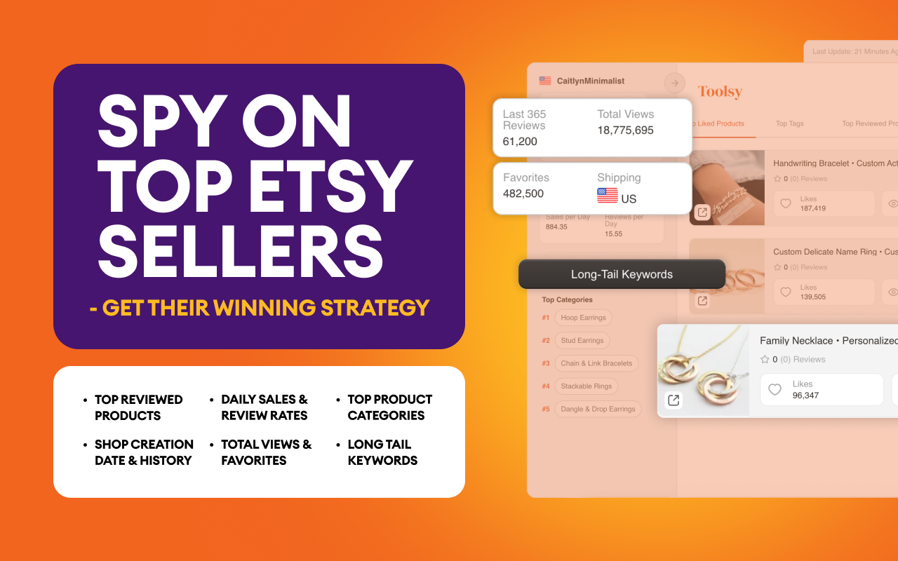 Toolsy.io | Etsy SEO and Inspiration Tool - 截图 1