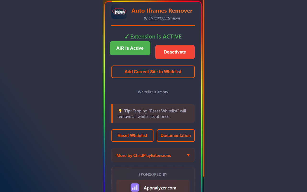 Auto Iframes Remover - 截图 3
