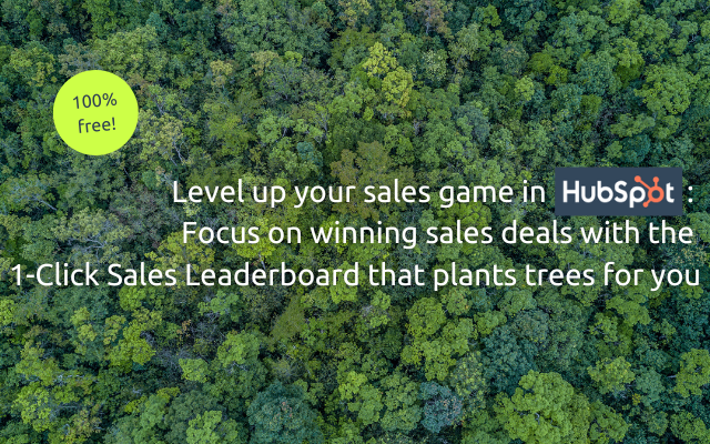 Sales-plant-Trees Leaderboard for Hubspot - 截图 1