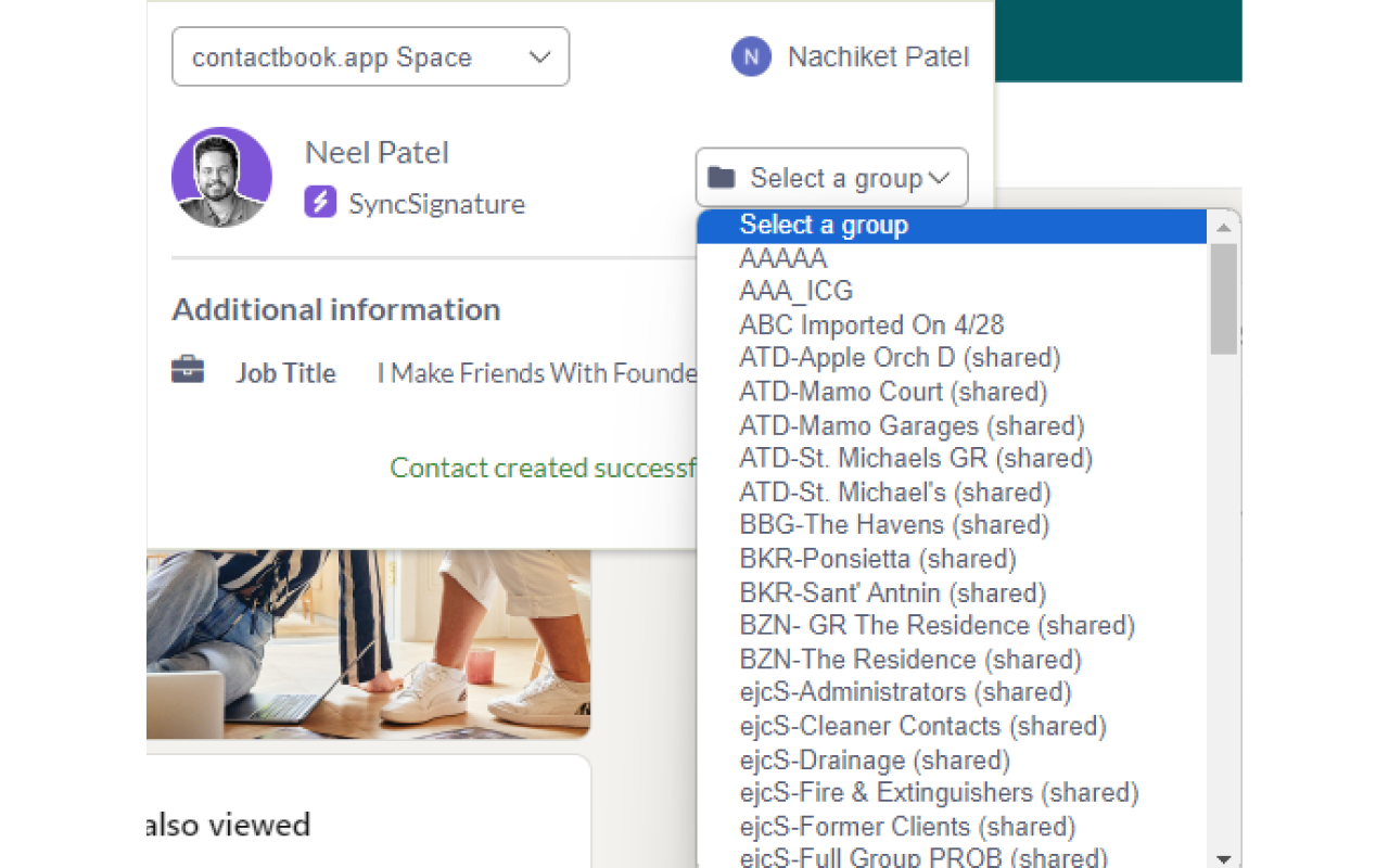 ContactBook - Contacts extractor - 截图 4