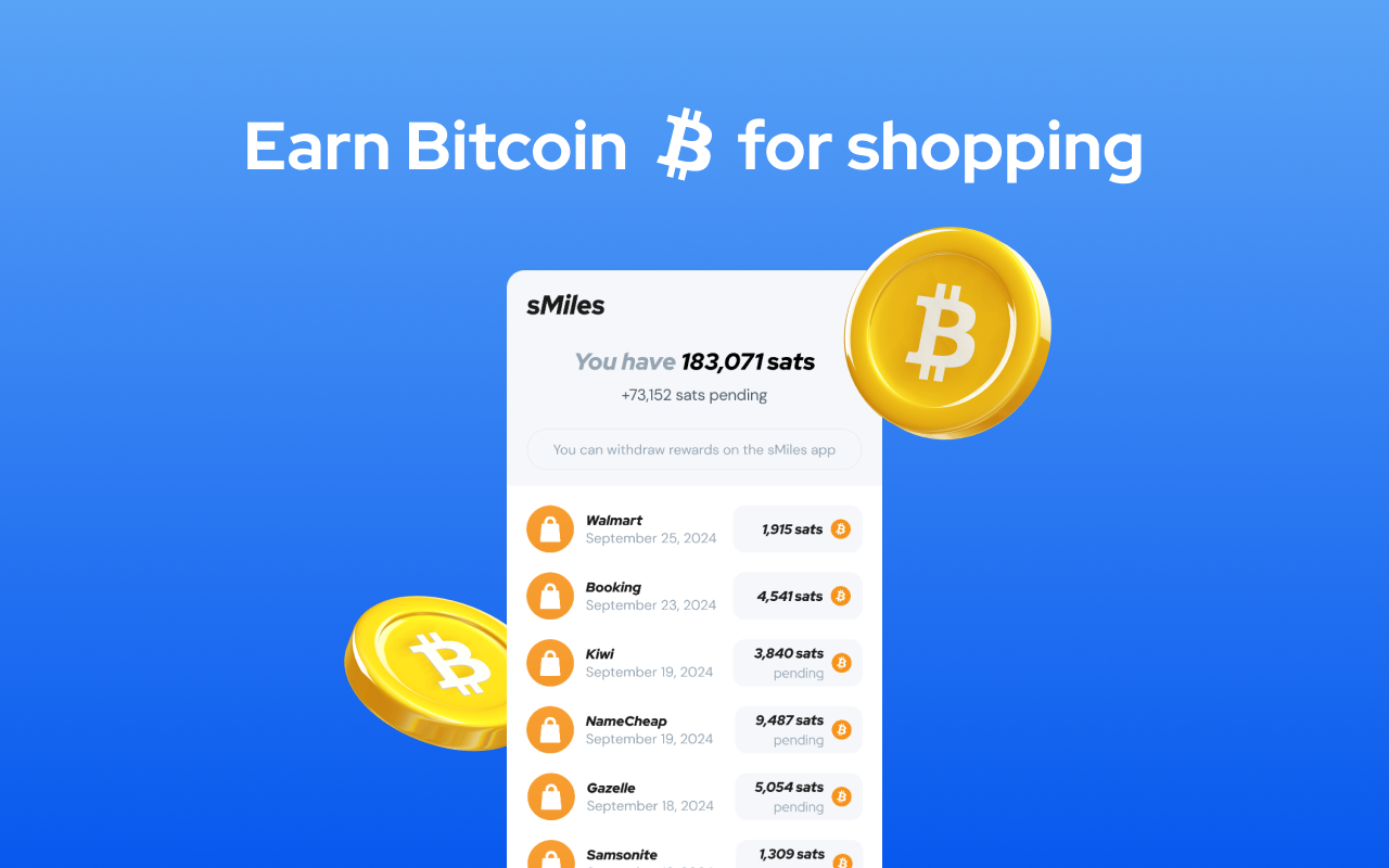sMiles: Bitcoin Rewards - 截图 4