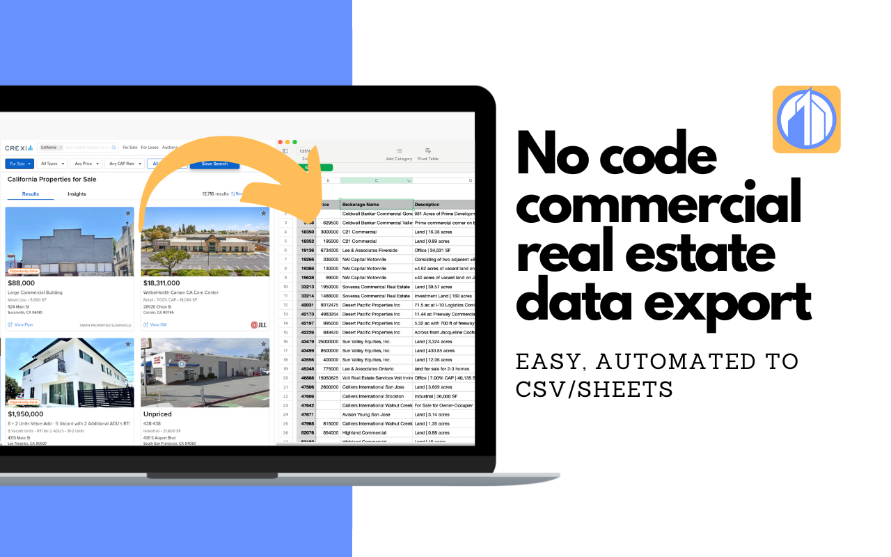 CRE Data Exporter: Commercial Real Estate - 截图 1