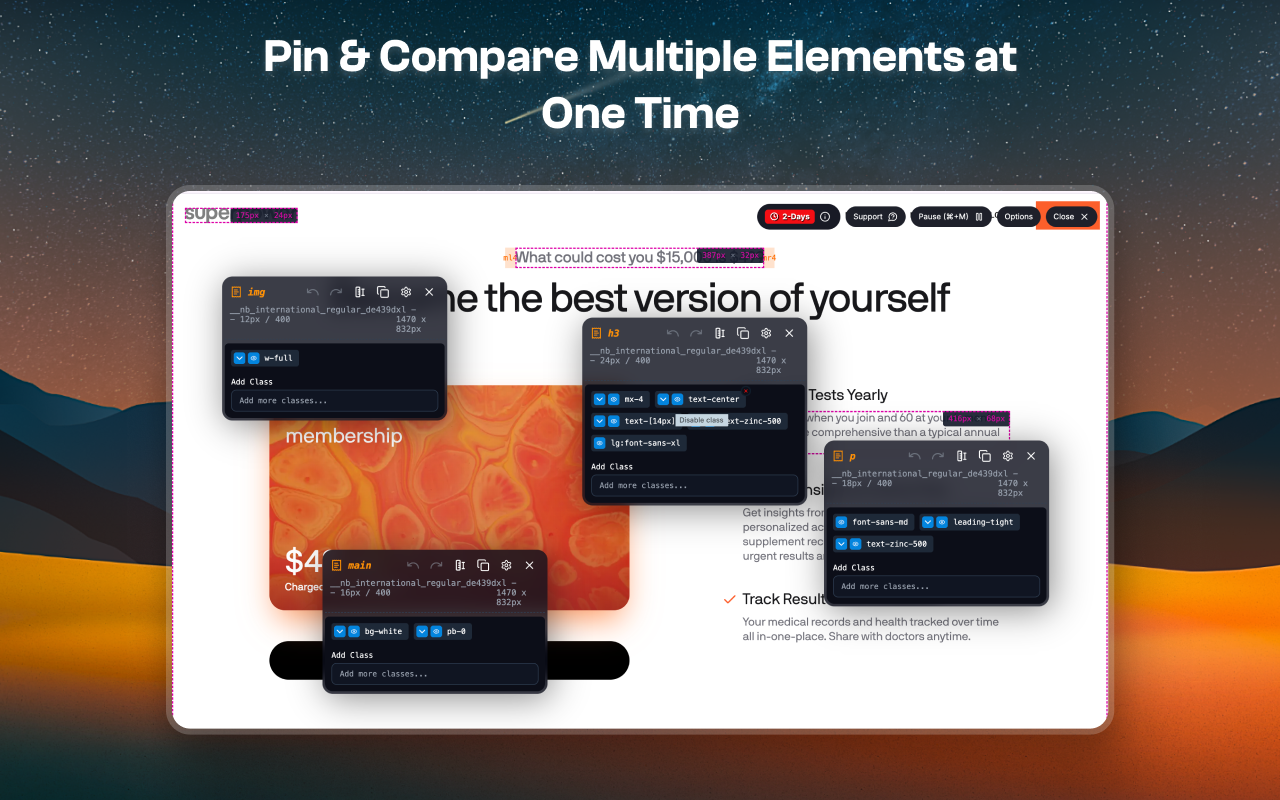 Tail Lens for Tailwind: Inspect, Edit, and Build Tailwind CSS Visually - 截图 5