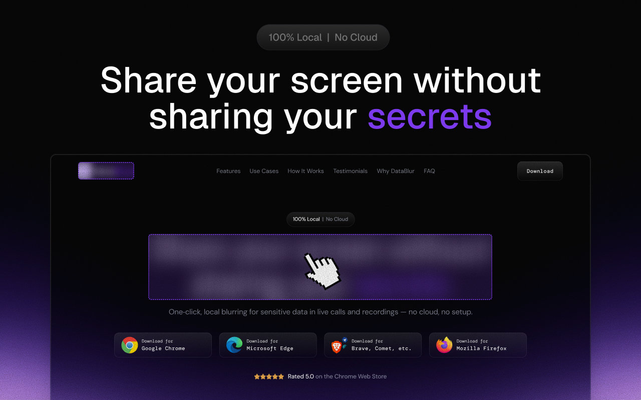 DataBlur - Screen Blur for Privacy - 截图 4