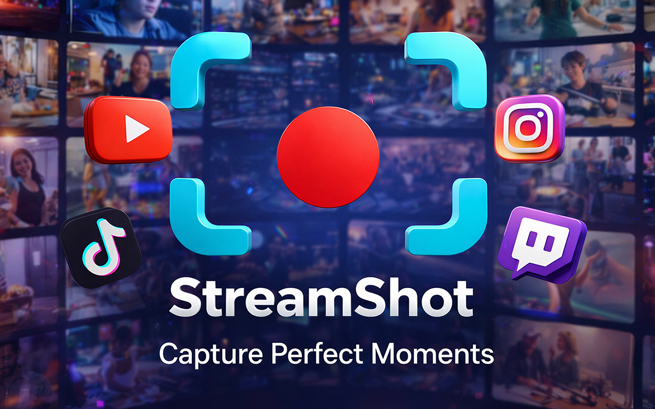 StreamShot: Screenshot for Youtube, Twitch, TikTok & Instagram - 截图 1