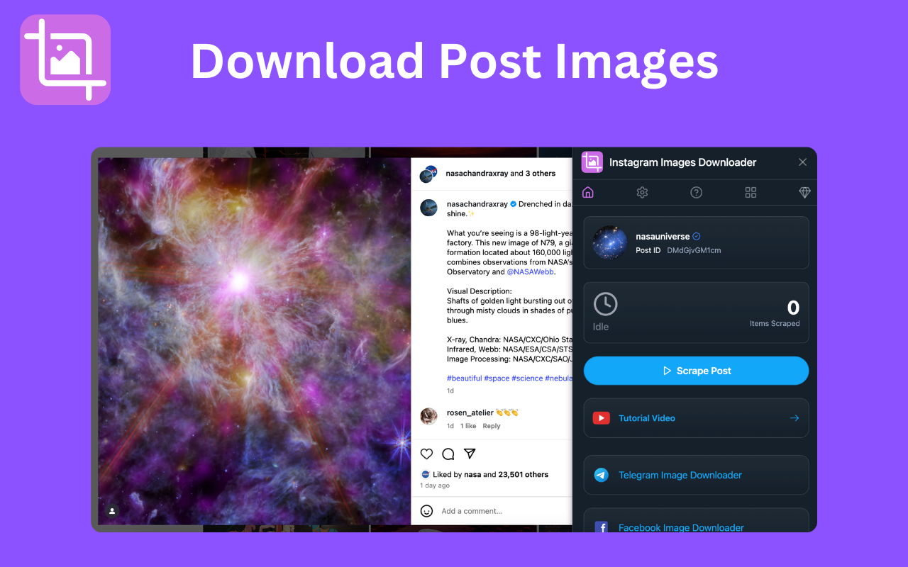 Instagram Images Downloader - 截图 4
