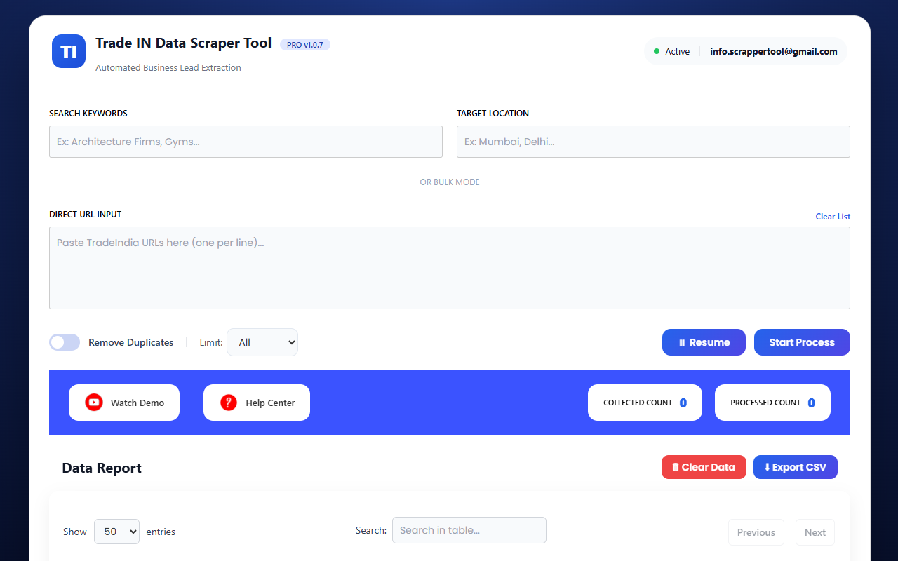 Trade India Scraper Tool – Extract Product & Seller Listings - 截图 5