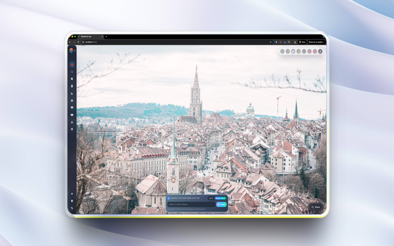 Wanderlust New Tab - 截图 4