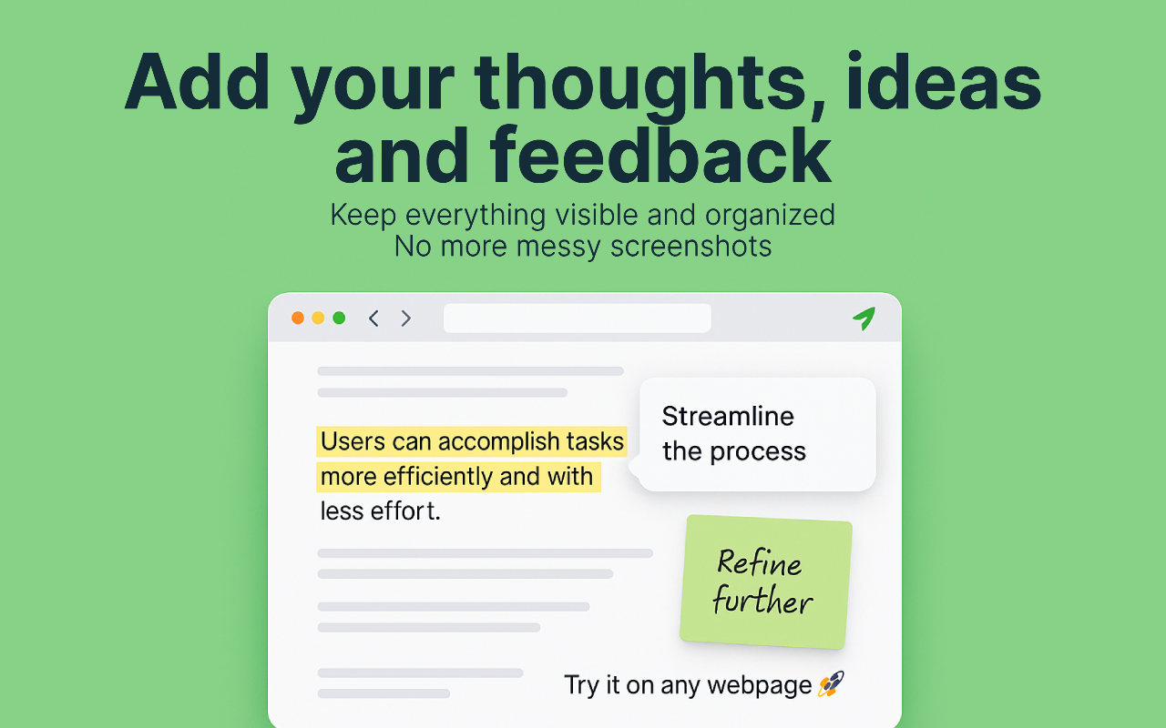 Highlite - Make any website your virtual whiteboard. - 截图 3