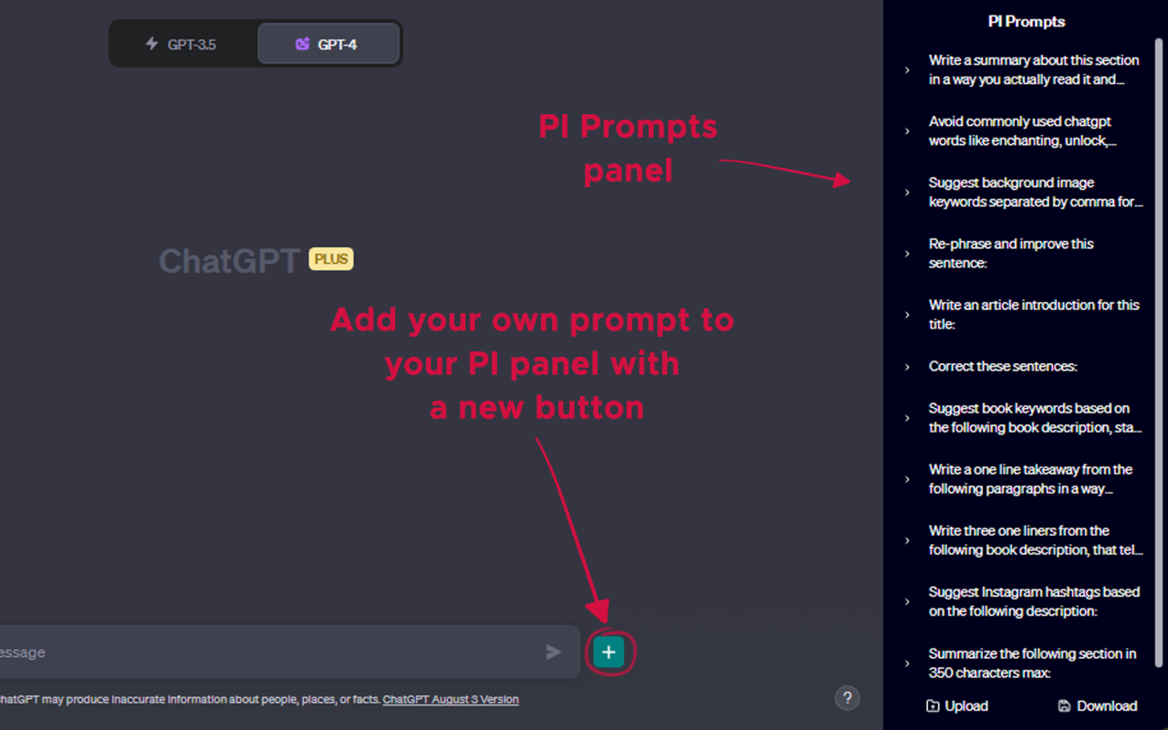 PI Prompts · Prompt Library for LLM platforms - 截图 5