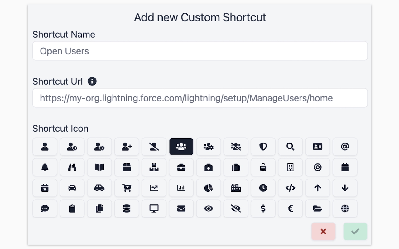 Salesforce Shortcuts with Colored Favicons - 截图 3