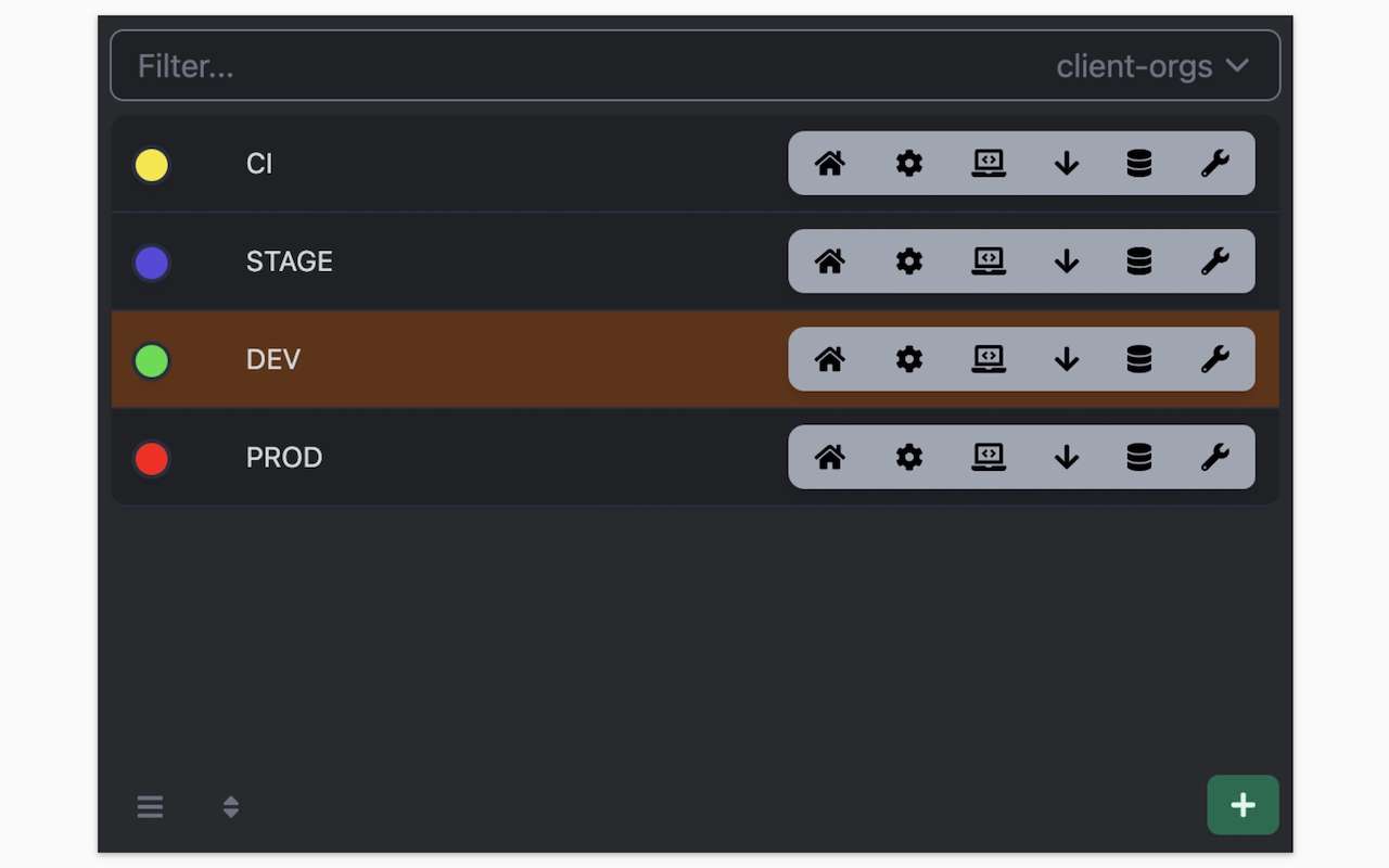 Salesforce Shortcuts with Colored Favicons - 截图 4