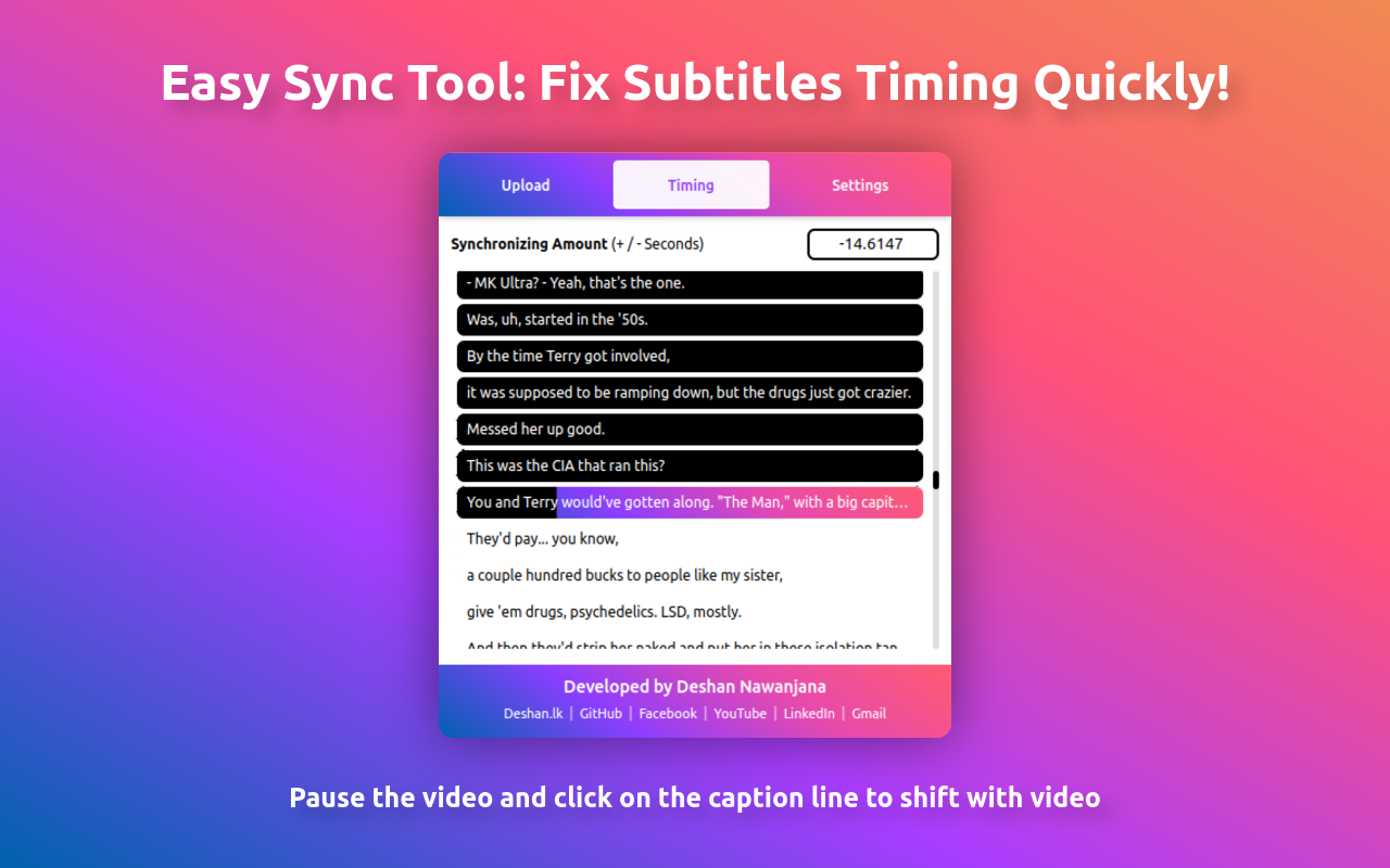 SubStream: Add Subtitles to Videos - 截图 2