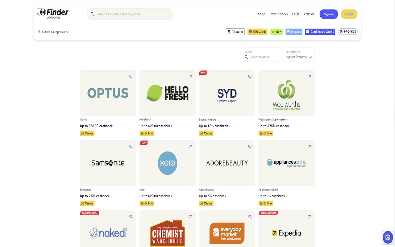 Finder Shopping - 截图 2