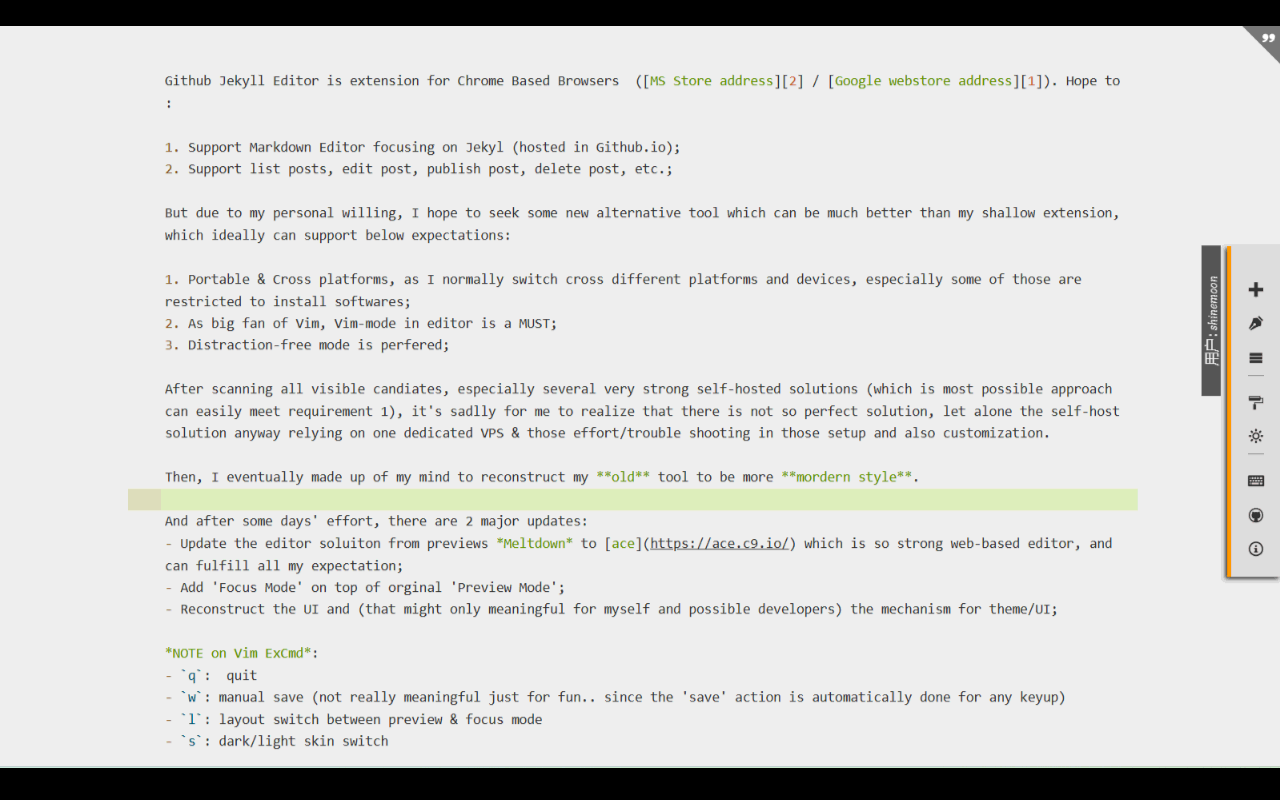 Github Markdown Writer - 截图 4