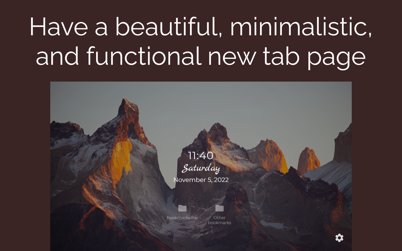 Sunrise New Tab Page - 截图 3