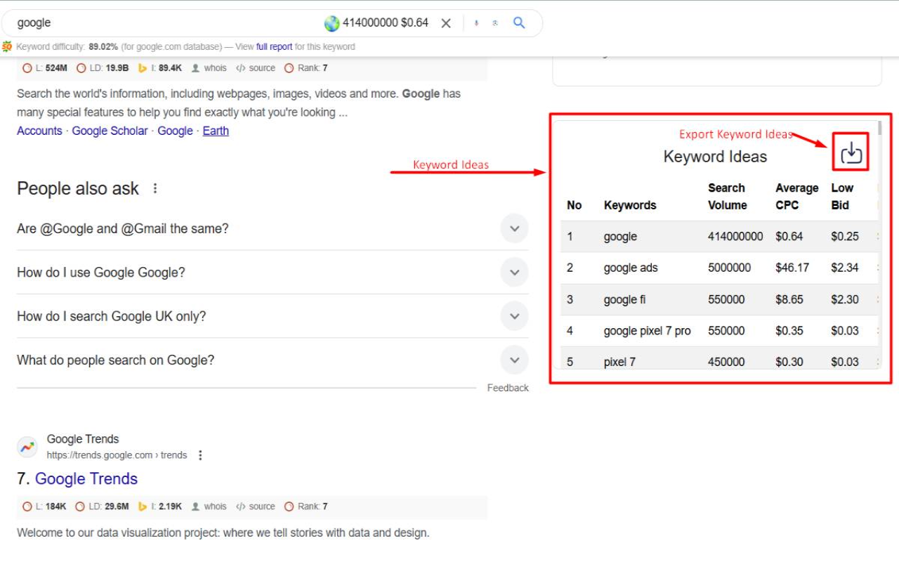 KeySearch by Toolifys - 截图 1