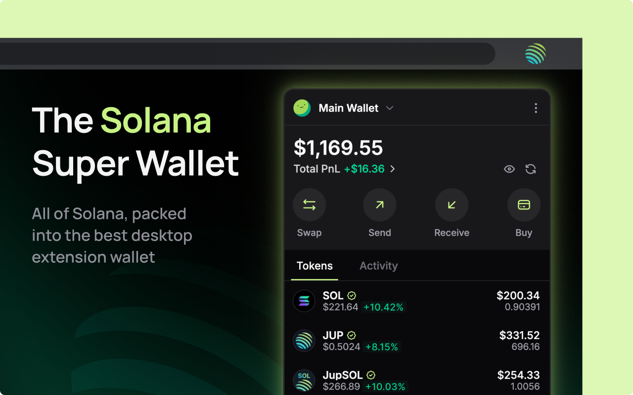 Jupiter Wallet - 截图 5