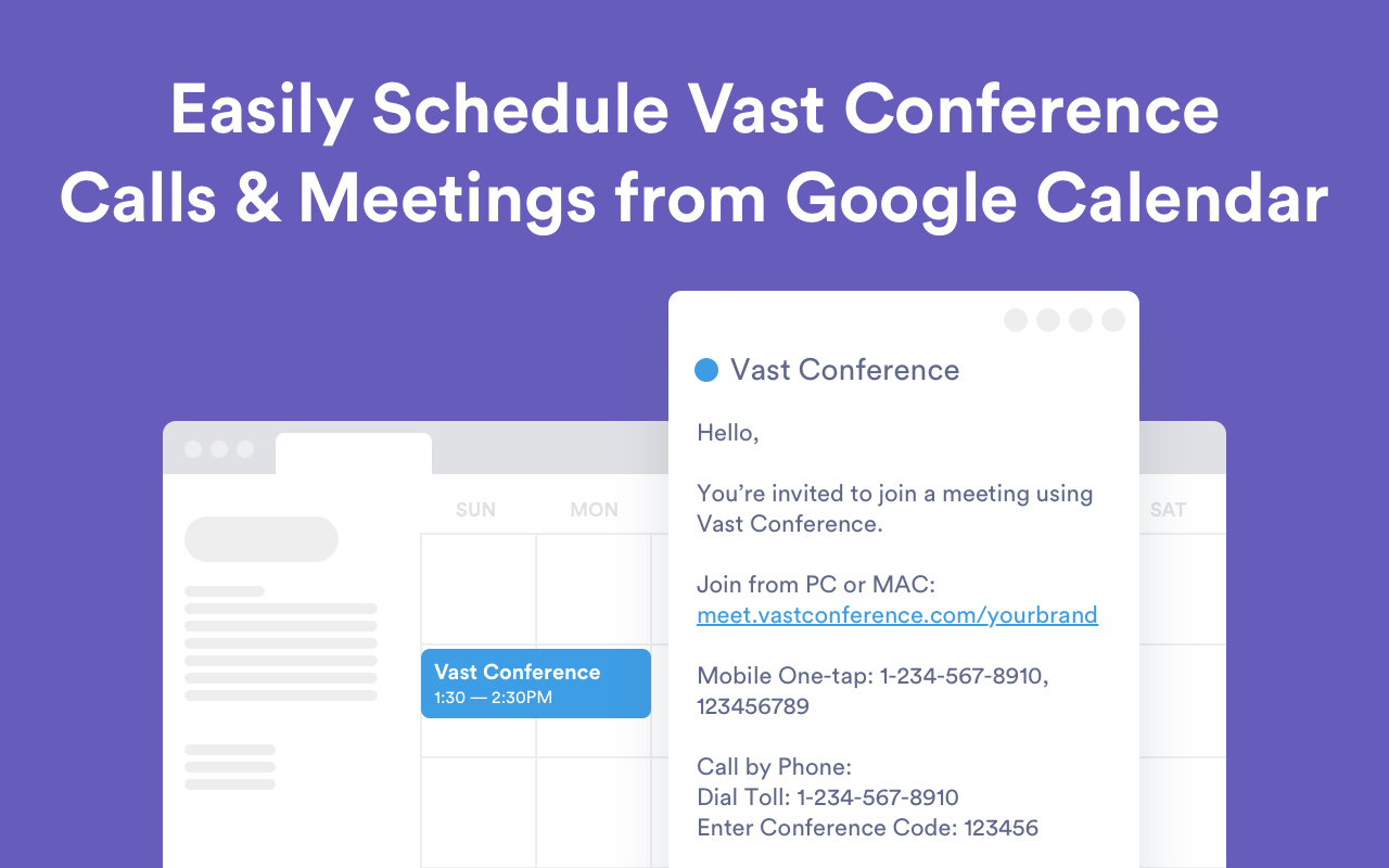 Vast Conference for Google Calendar - 截图 2
