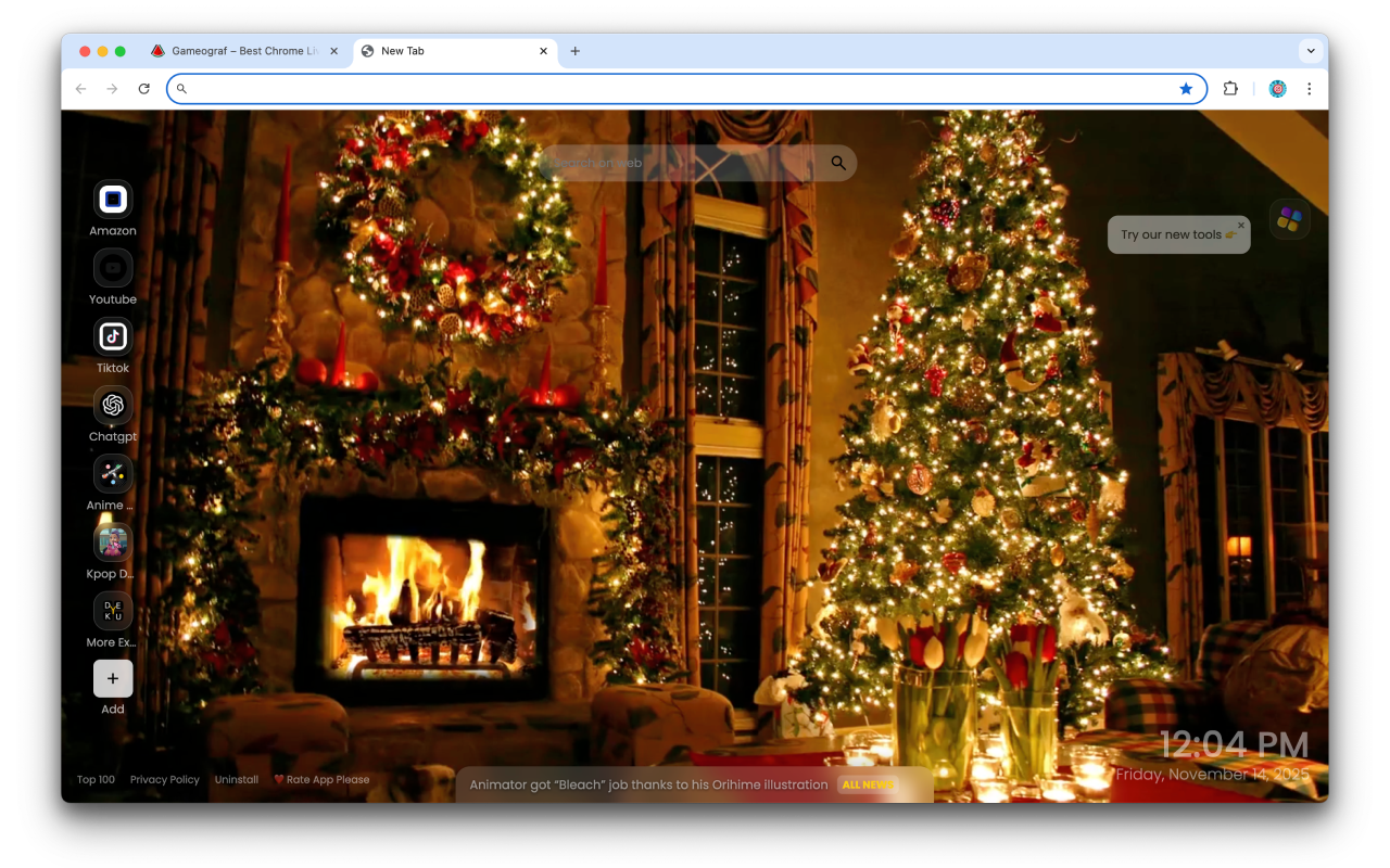 Christmas room live wallpaper - 截图 3