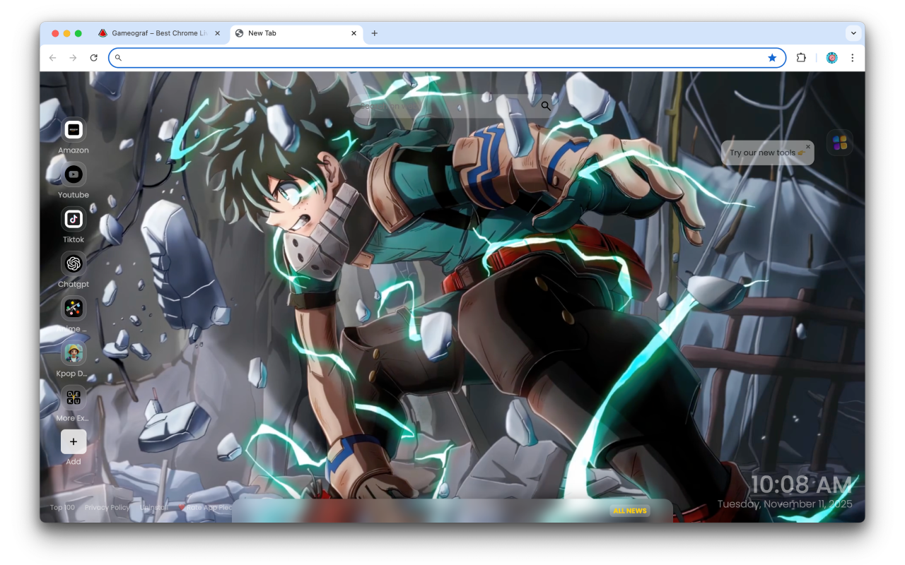 Izuku Midoriya Live Wallpaper - 截图 4