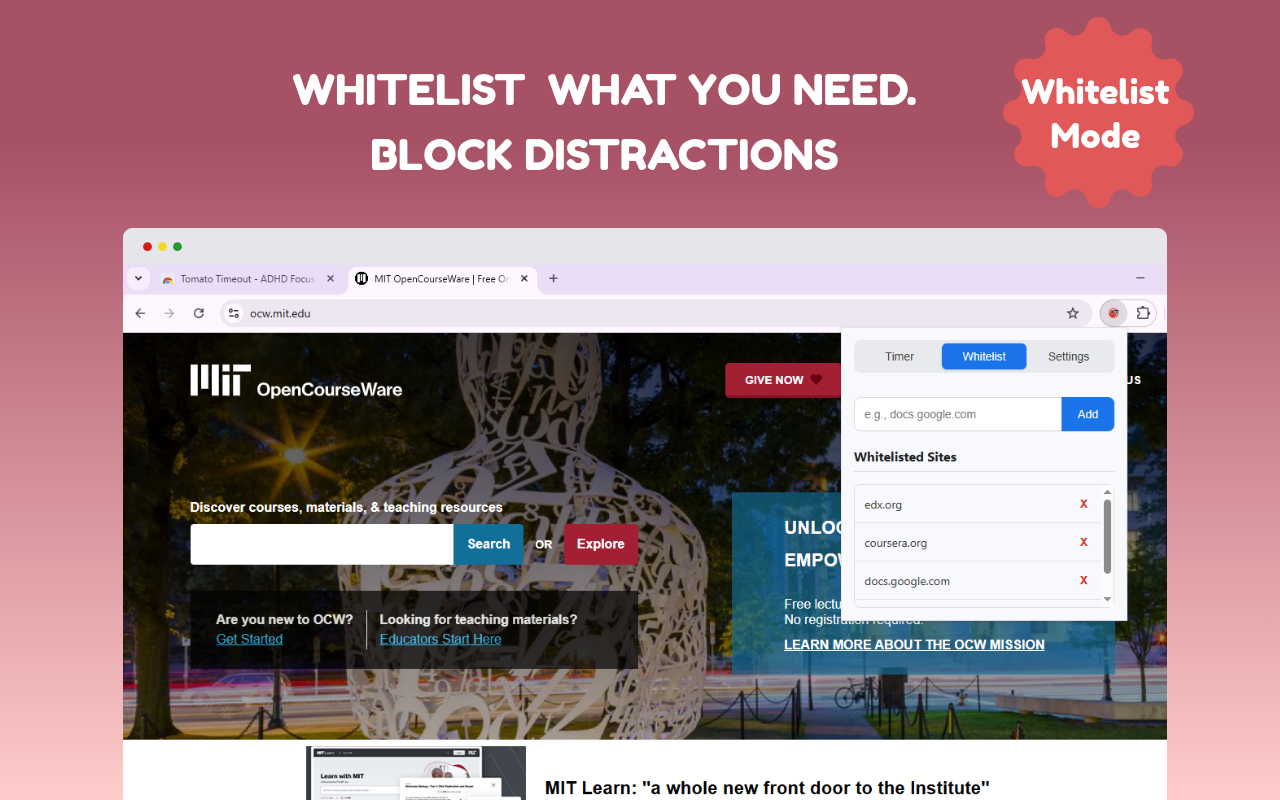Tomato Timeout - ADHD Focus Timer + Site Blocking™ - 截图 3