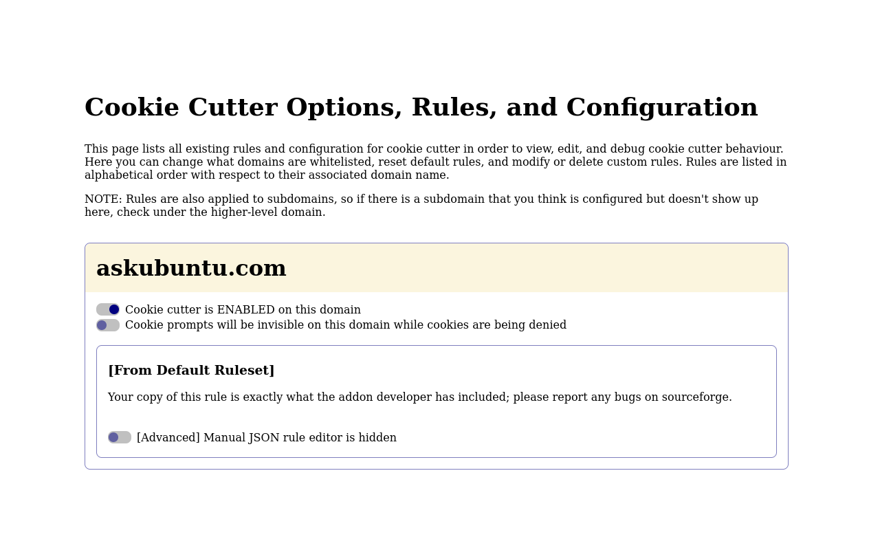 Cookie Cutter GDPR Auto-Deny (en) - 截图 3