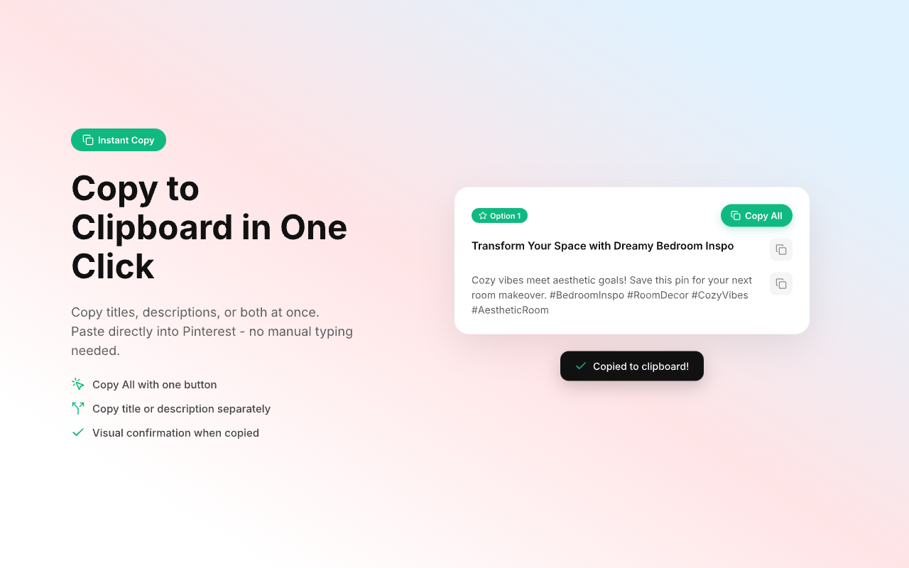 Pinterest Copilot - 截图 1