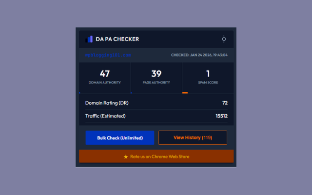 DA PA Checker - 截图 2