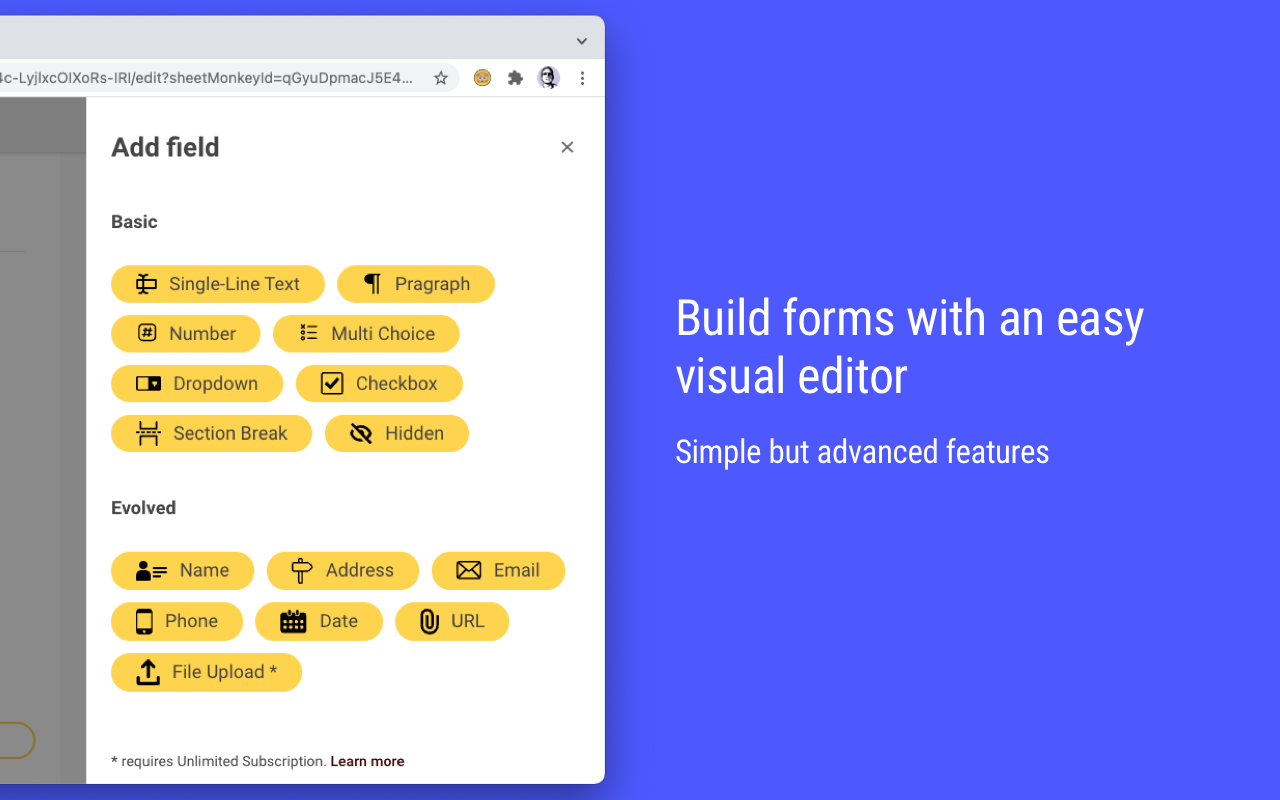Sheet Monkey - Form Builder for Sheets - 截图 4
