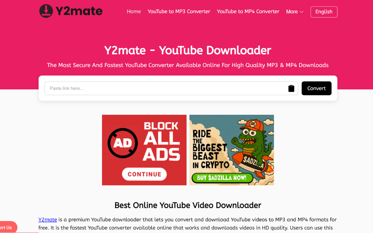 Y2mate - YouTube Downloader - 截图 2