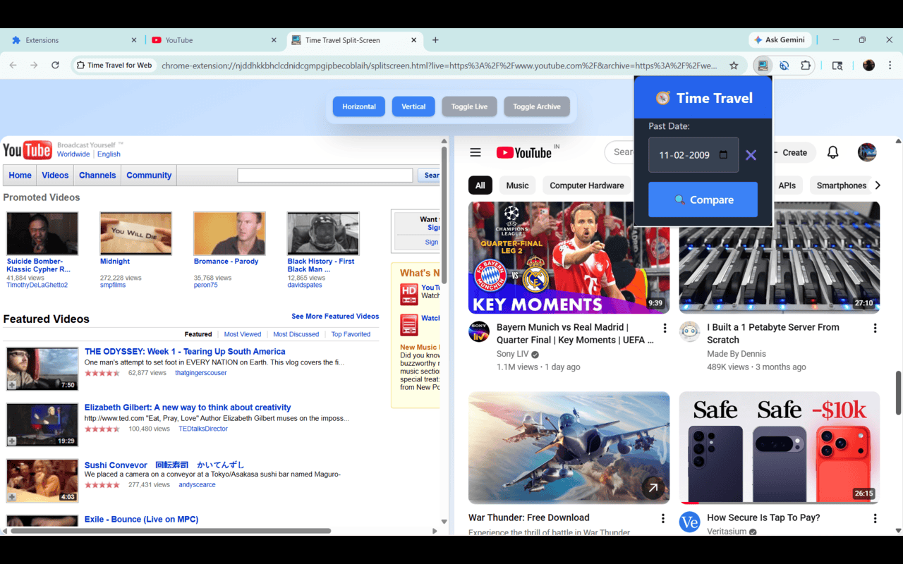 Time Travel for Web - 截图 2